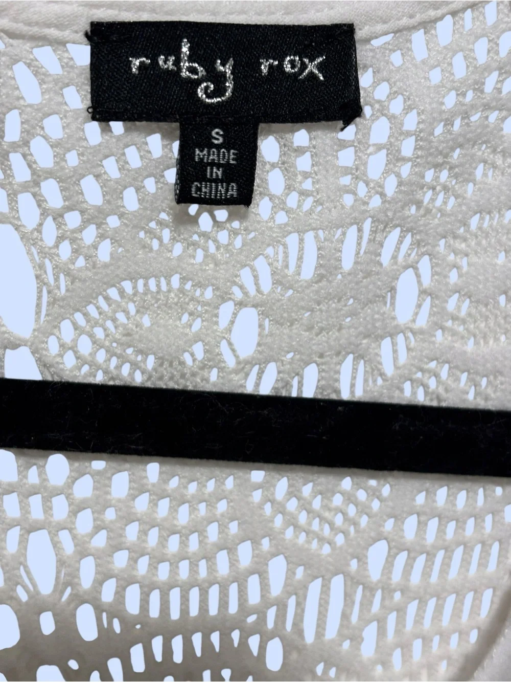 Crochet-Back Racer Tank Dress Size Small